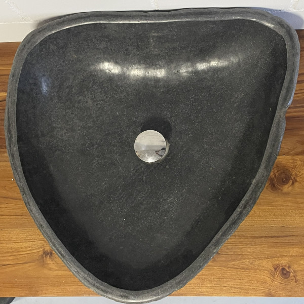 Flussstein Waschbecken A845A / 56x56 